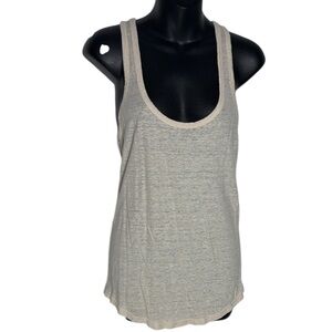Isabel marant etoile women’s large 100% linen textured ribbed knit tank top